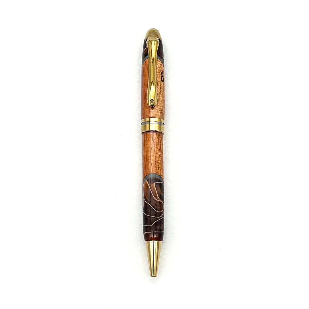 Pop-Up Mākeke - Lau Lau Woodworks - Designer Neopean Ballpoint Pen - Style #2