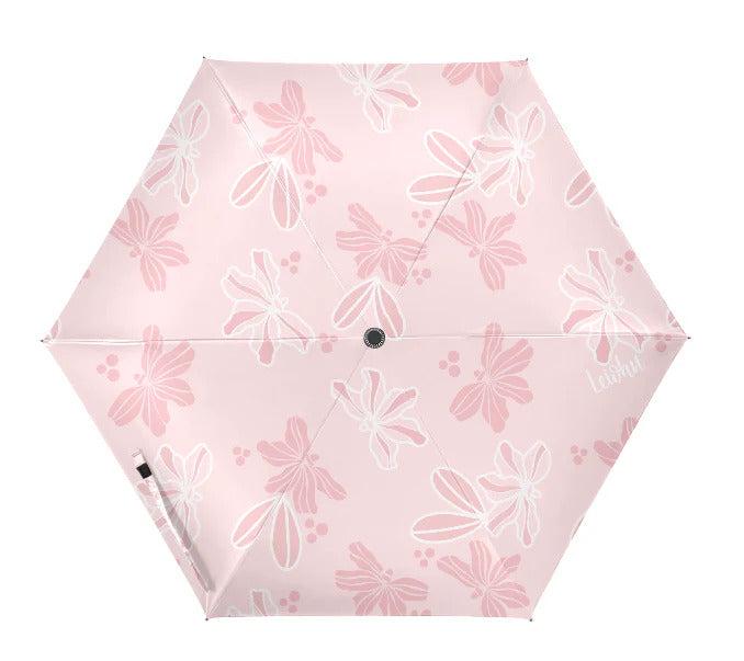 Pop-Up Mākeke - Lei&#39;ohu Designs - Compact Umbrella - Naupaka