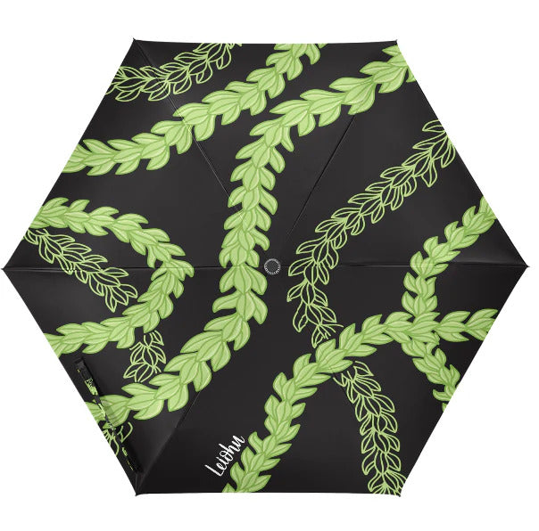 Pop-Up Mākeke - Lei&#39;ohu Designs - Compact Umbrella - Pakalana Twist