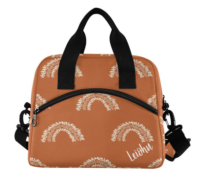 Pop-Up Mākeke - Lei&#39;ohu Designs - Insulated Cooler Lunch Bag - Anuenue Lei