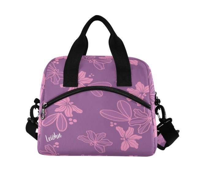 Pop-Up Mākeke - Lei&#39;ohu Designs - Insulated Cooler Lunch Bag - Naupaka