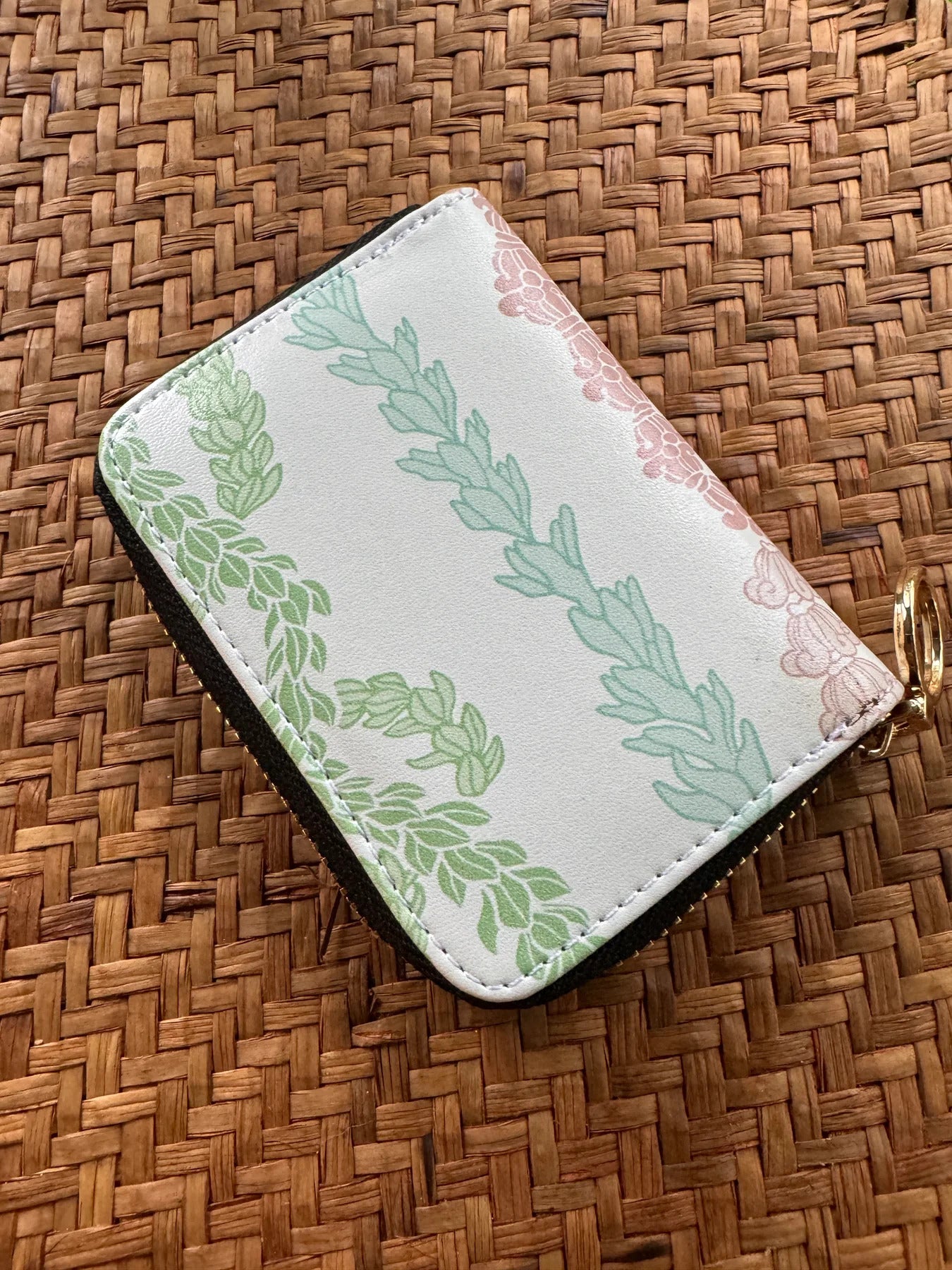 Pop-Up Mākeke - Lei'ohu Designs - Mini Wallet - Forever Lei - Front View