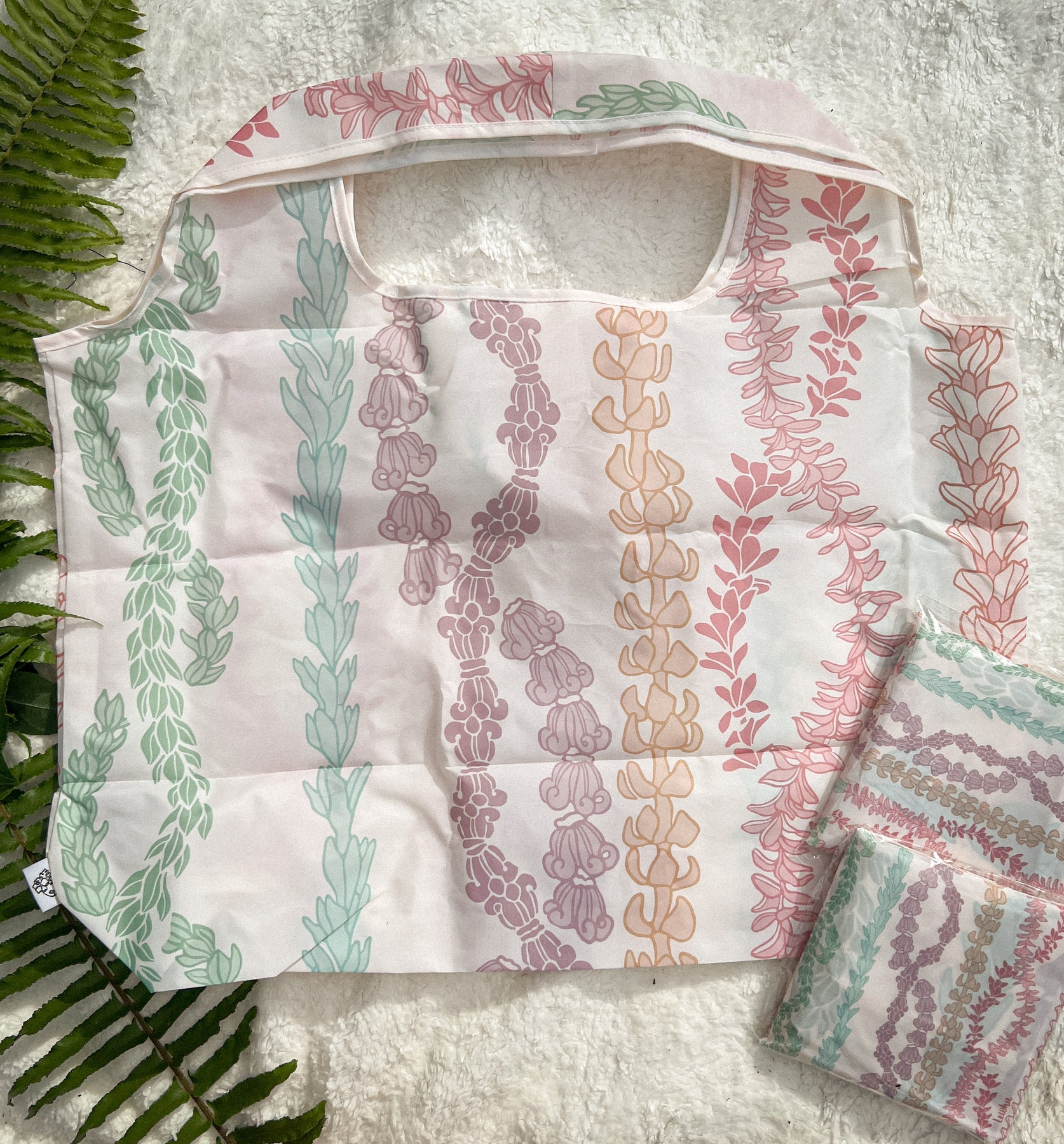 Pop-Up Mākeke - Lei'ohu Designs - Reusable Grocery Bag - Forever Lei