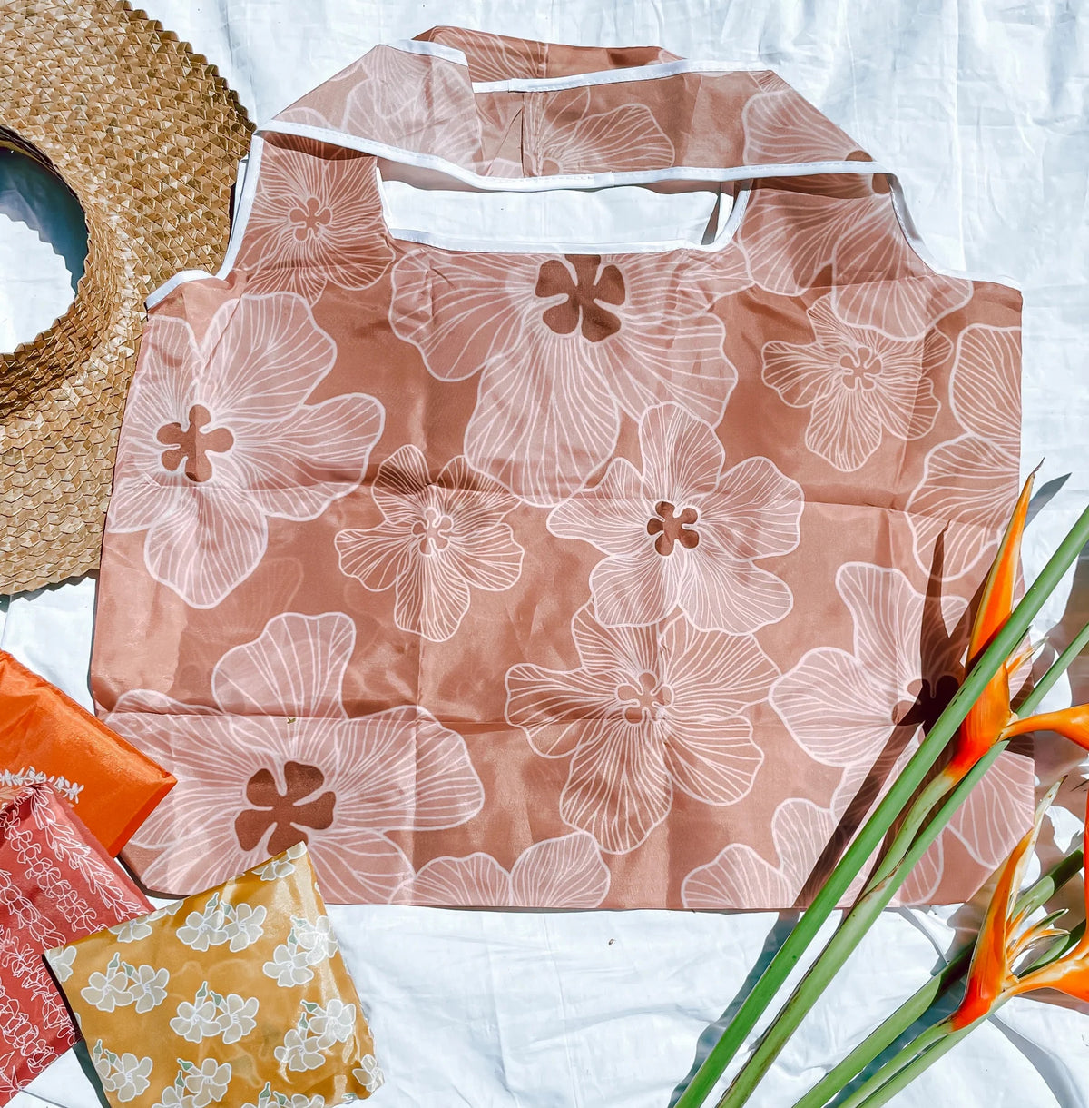 Pop-Up Mākeke - Lei&#39;ohu Designs - Reusable Grocery Bag - Hau