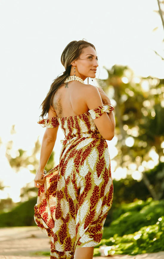 Muumuu Off-Shoulder Dress | Pop-Up Mākeke