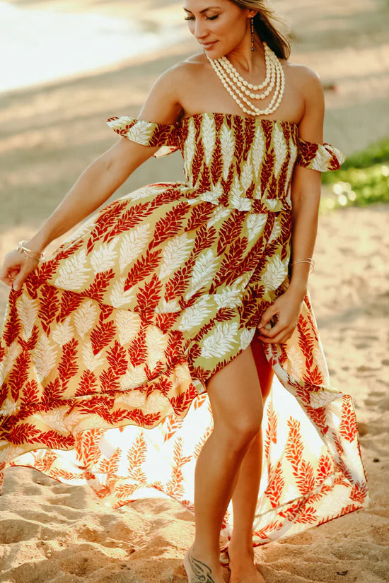 Muumuu Off-Shoulder Dress | Pop-Up Mkeke - The Mkeke Muumuu Off-Shoulder Dress | Pop-Up Mkeke - The Mkeke