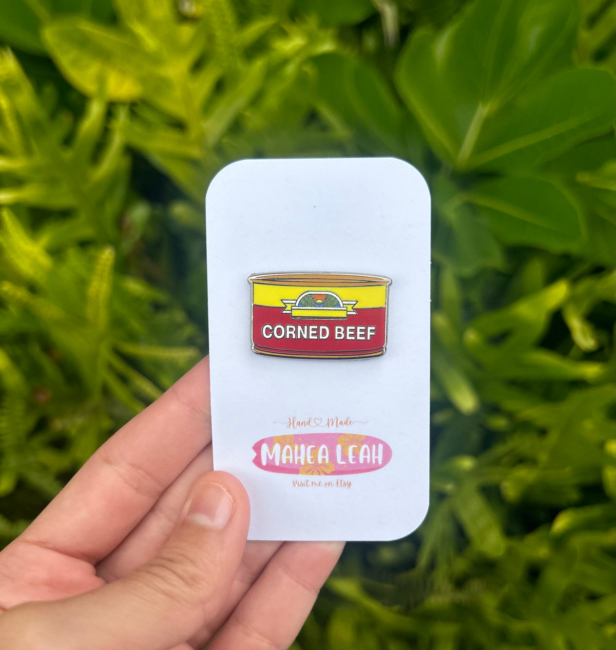 Corned Beef Enamel Pin