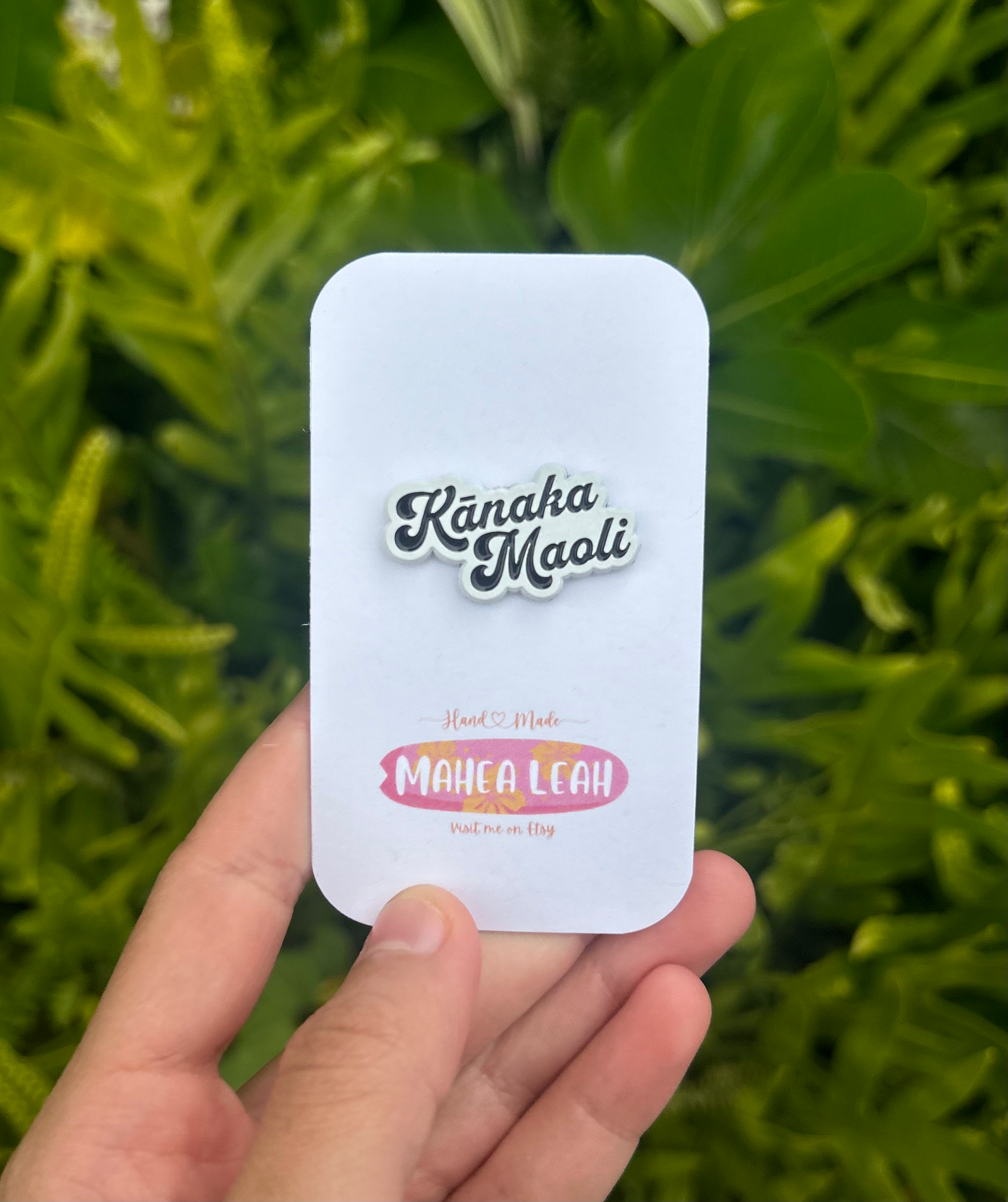 Pop-Up Mākeke - Mahea Leah - Kanaka Maoli Enamel Pin