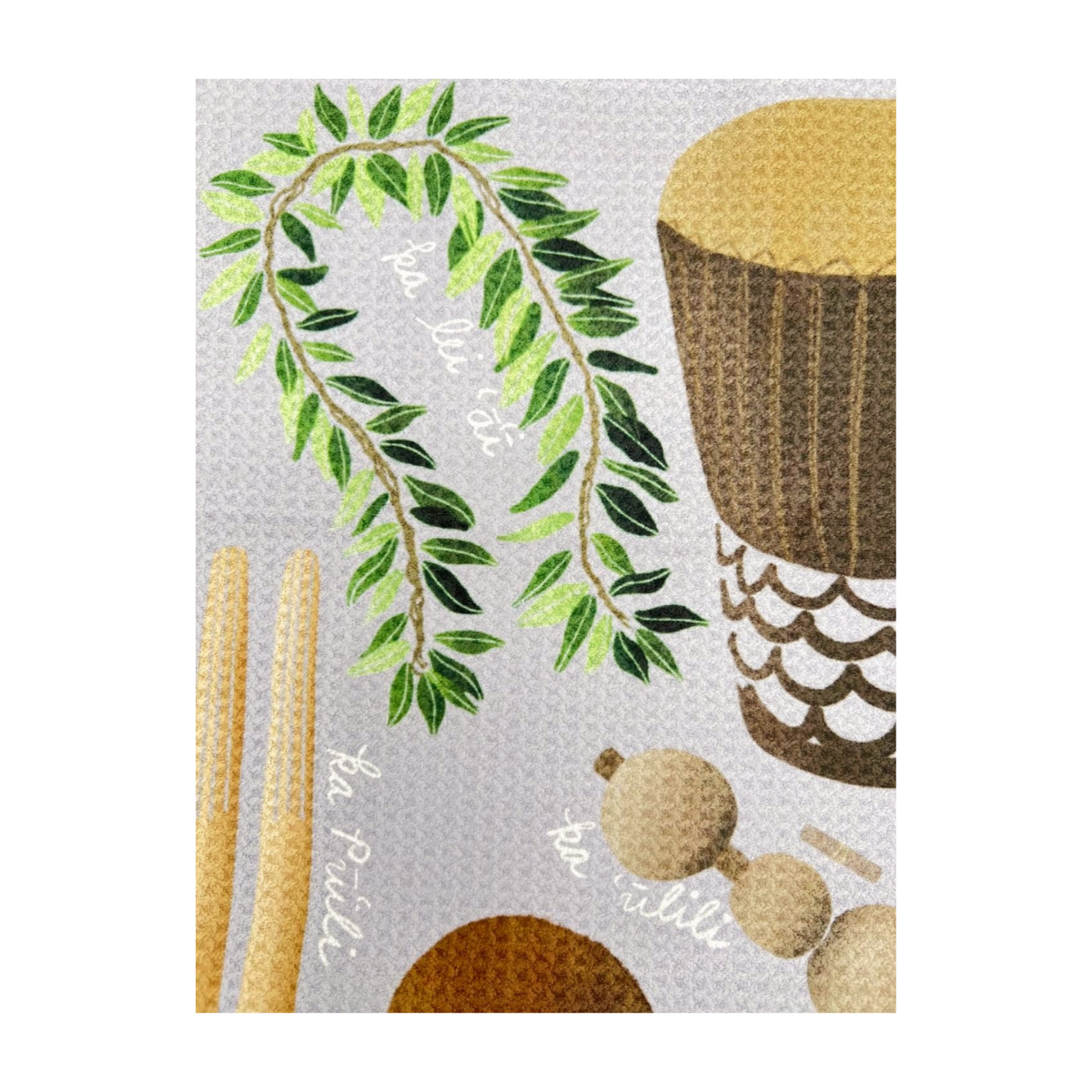 Hula Dish Towel - Gray