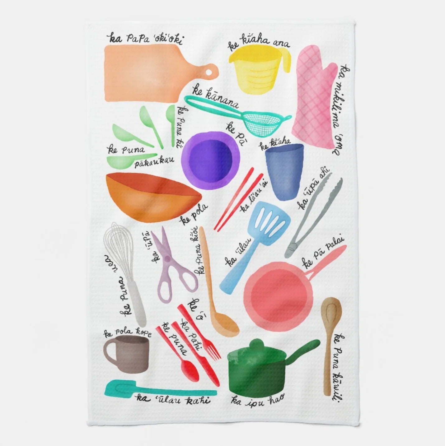 Pono Kuke / Kitchen Tools Dish Towel - White