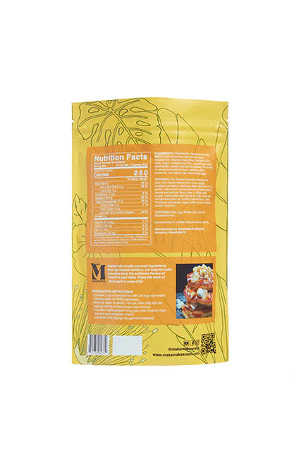 Pop-Up Mākeke - Makamaka Snacks - Pineapple Paradise Pancake Mix - Back View