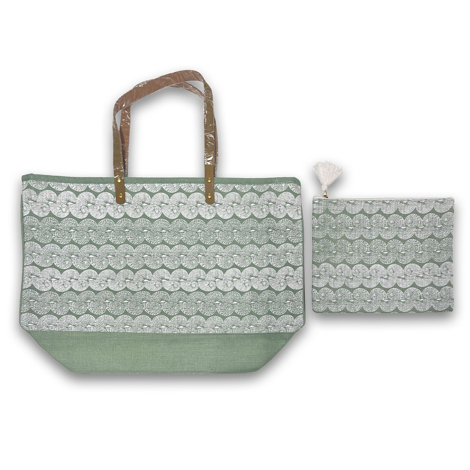 Pop-Up Mākeke - Manaola - Kahaone Bag Set - Lei Kūpeʻe in Puritan Grey