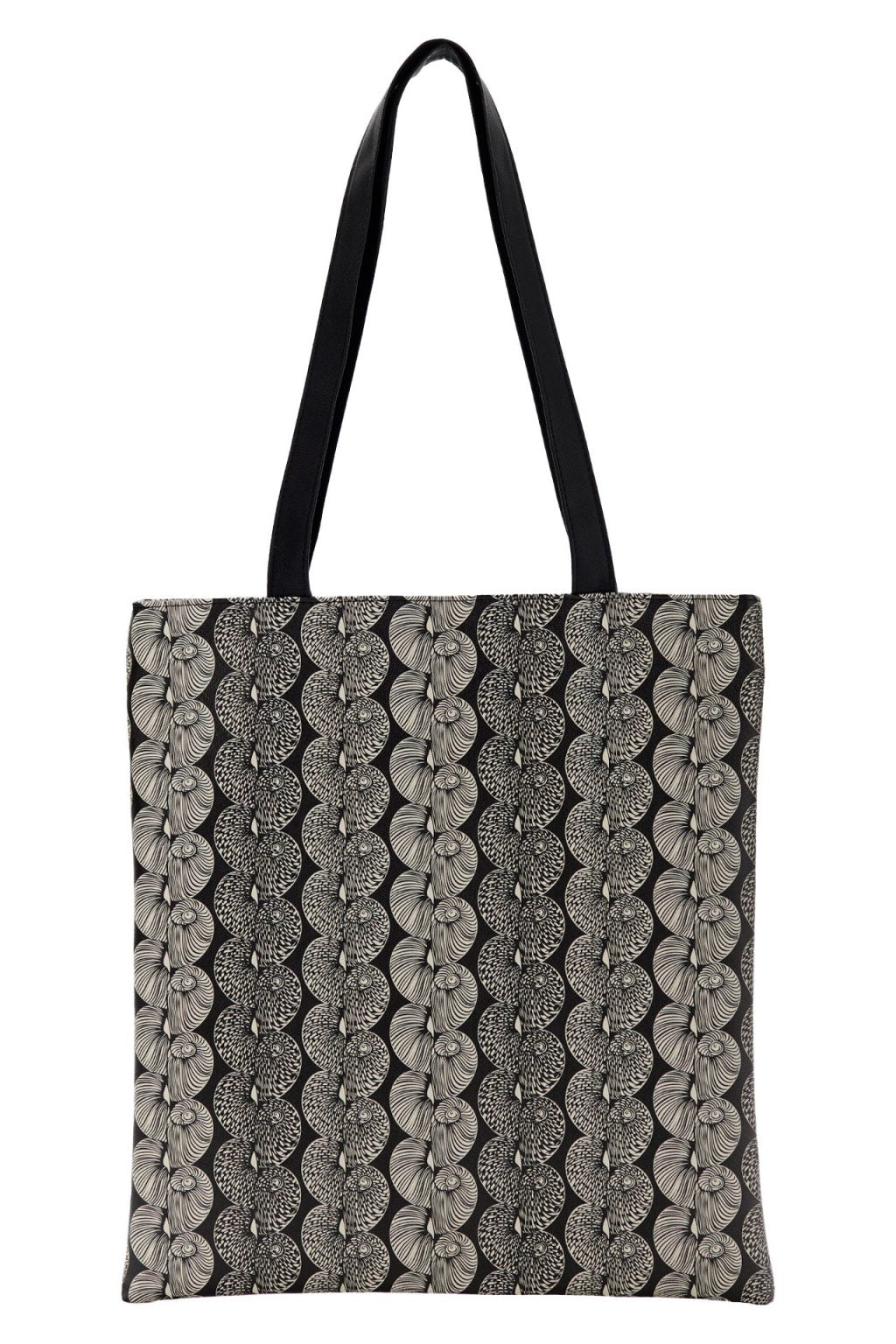 Pop-Up Mākeke - Manaola - Puke (Book) Tote Bag - Lei Kupeʻe in Silver Gray &amp; Tape Shoe