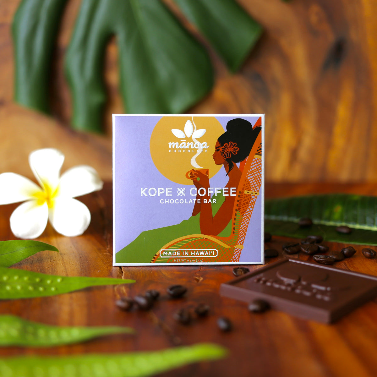 Pop-Up Mākeke - Manoa Chocolate - Kope x Coffee Mini Dark Milk Chocolate Bar