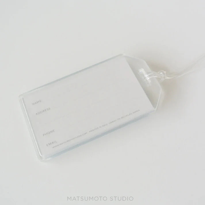 Pop-Up Mākeke - Matsumoto Studio - Aloha Sunrise Shells Plastic Luggage Tag