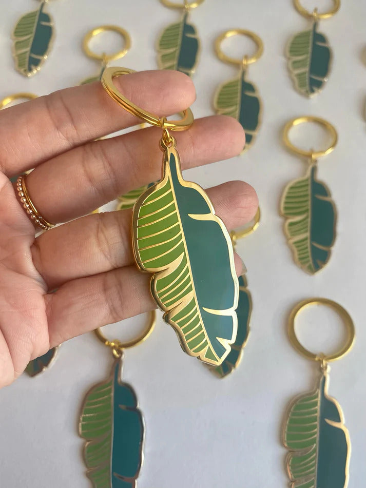 Pop-Up Mākeke - Matsumoto Studio - Banana Leaf Keychain