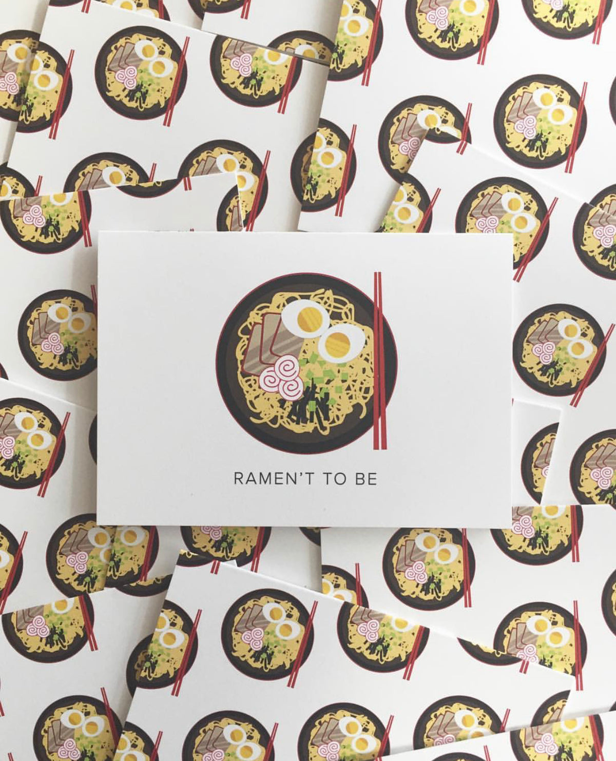 Pop-Up Mākeke - Matsumoto Studio - Ramen&#39;t to Be Blank Notecard