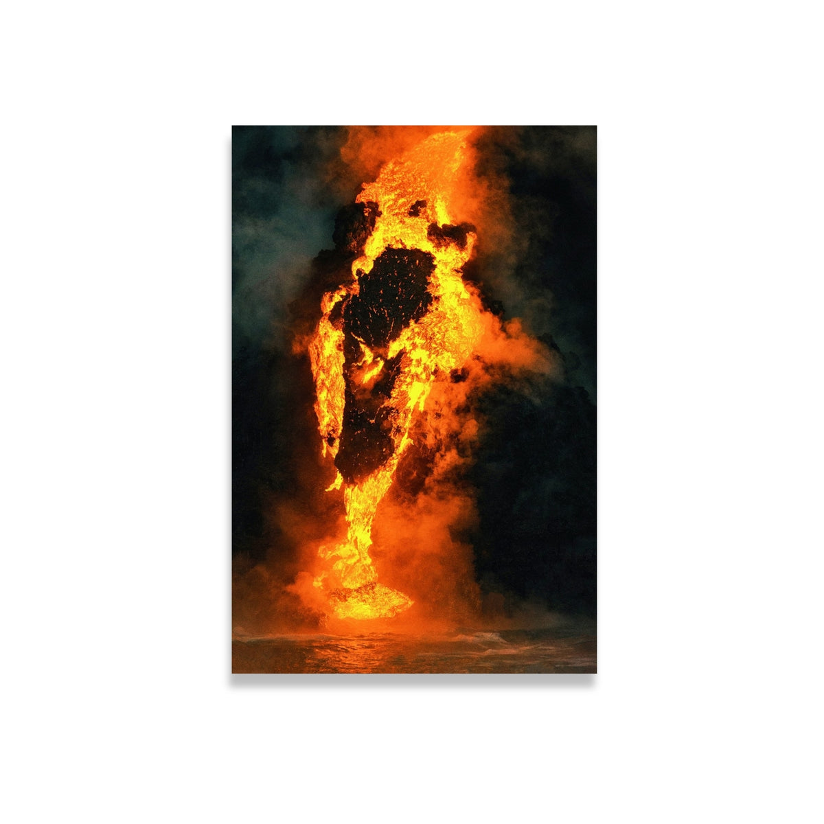 Pop-Up Mākeke - Maui Fine Art - Hawaiian Photo Print - &quot;Lava Flow&quot; by Gilney Lima