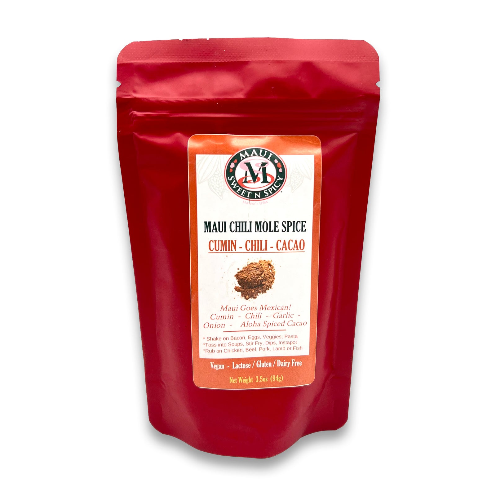 Pop-Up Mākeke - Maui SweetnSpicy - Maui Chili Mole Spice - Front View