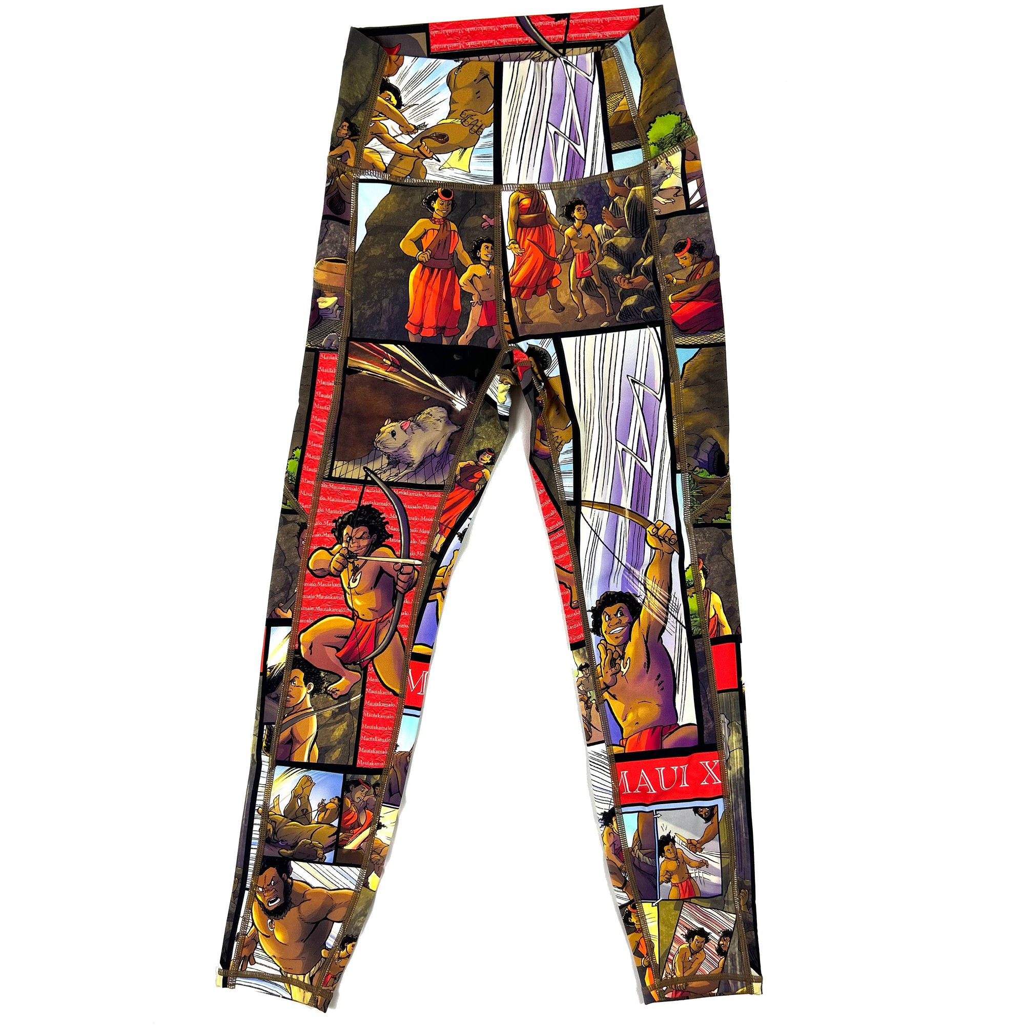 Maui Comic-Printed Leggings