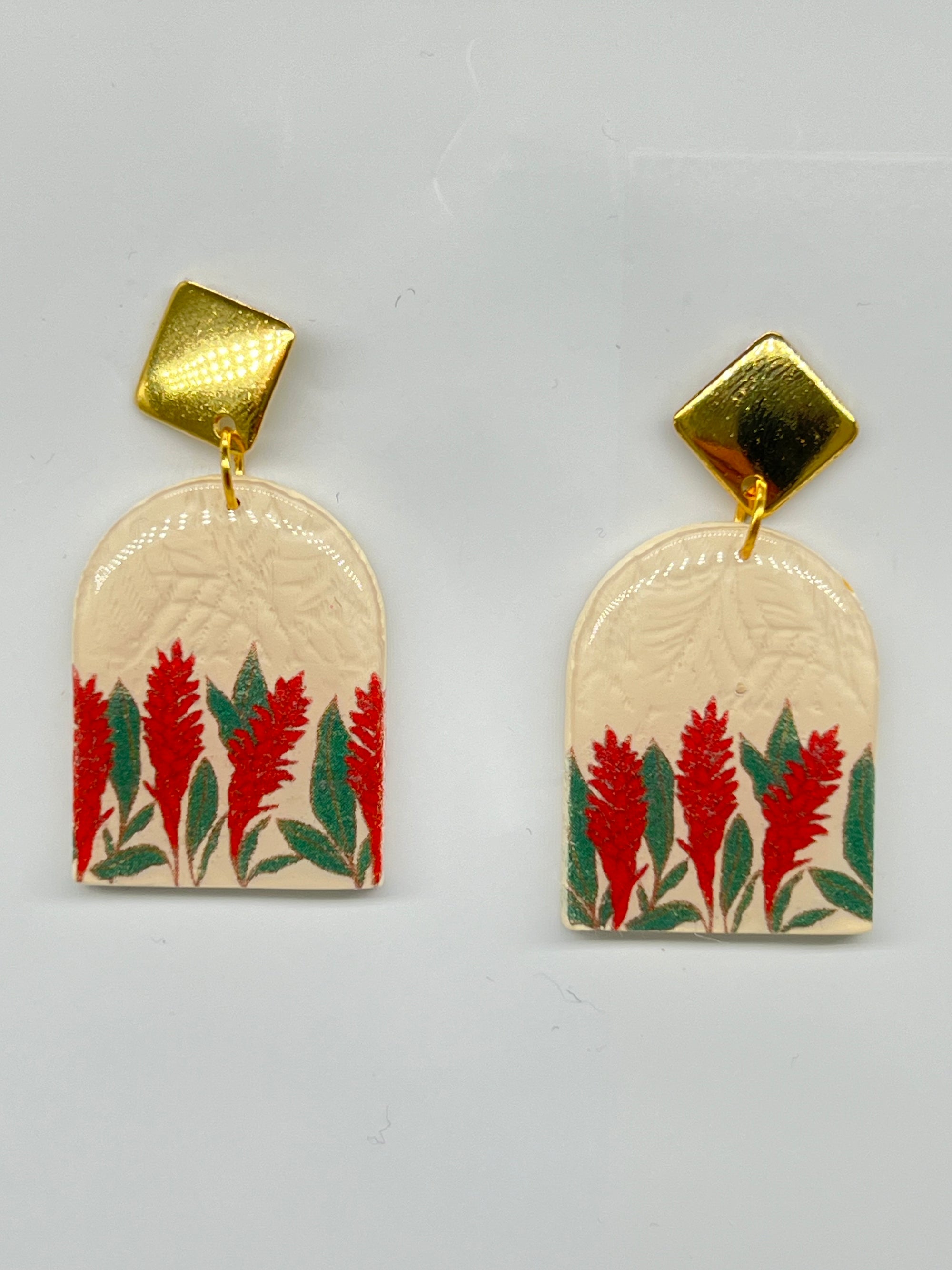 Red Ginger Earrings