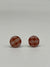 Small Palaka Stud Earrings - Brown