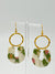 U-Shaped Flower Lei Earrings