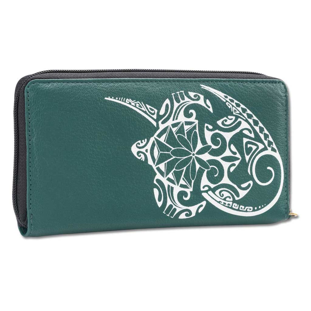 Pop-Up Mākeke - Na Koa - Polynesian Tattoo Clutch Wallet - Hohonu