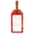 Pop-Up Mākeke - Noho Home - Lele Luggage Tag - Hibiscus - Front View