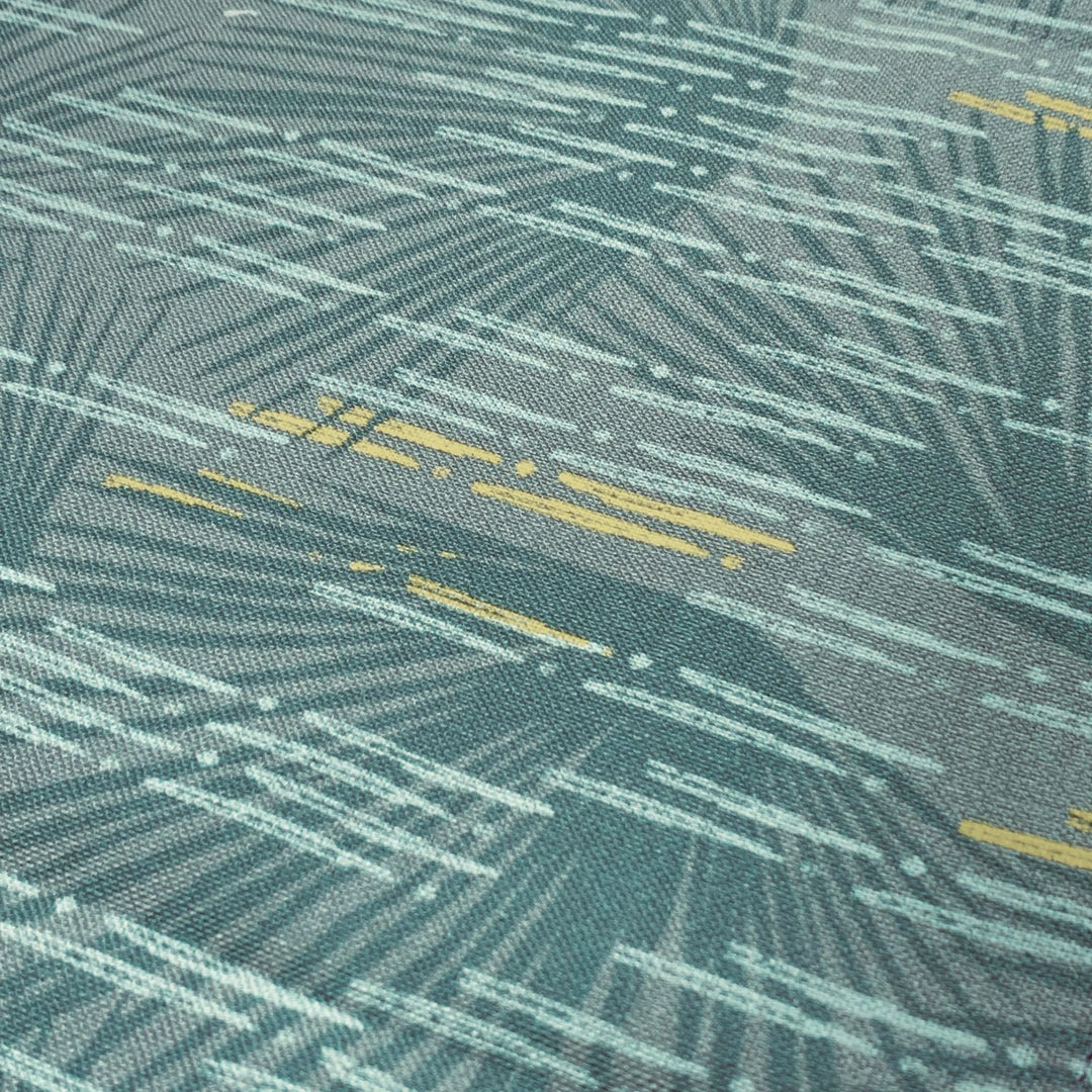 Pop-Up Mākeke - Noho Home - Loulu Polyester Table Runner - Blue - Close Up