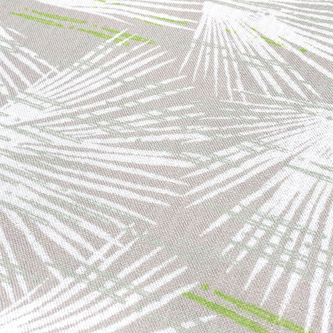 Pop-Up Mākeke - Noho Home- Loulu Polyester Table Runner - Ivory & Beige - Close Up