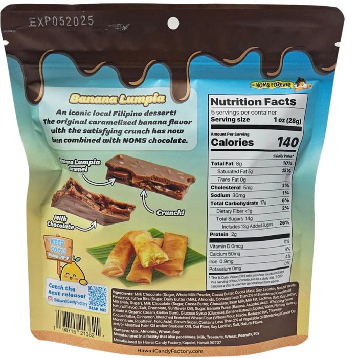 Pop-Up Mākeke - Noms - Banana Lumpia Bark - Front View