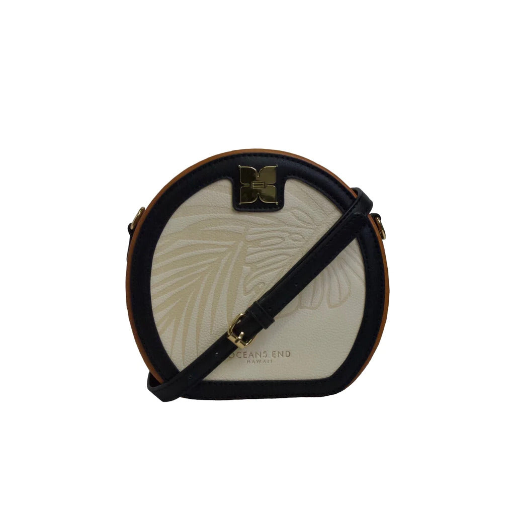 Pop-Up Mākeke - Oceans End Hawaii - Dani Crossbody Bag - Tri-Color - Front View