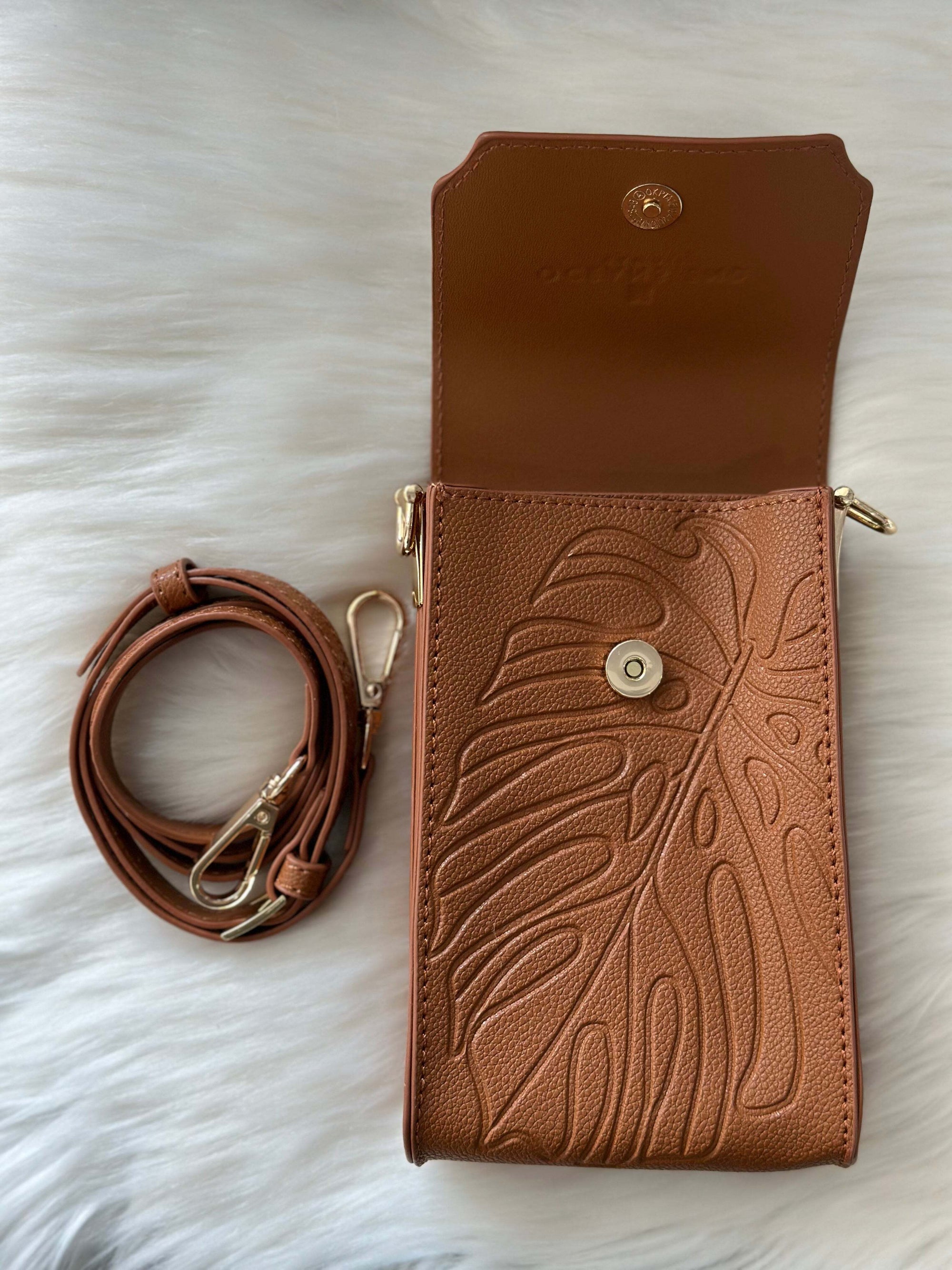 Megan Crossbody Bag - Caramel