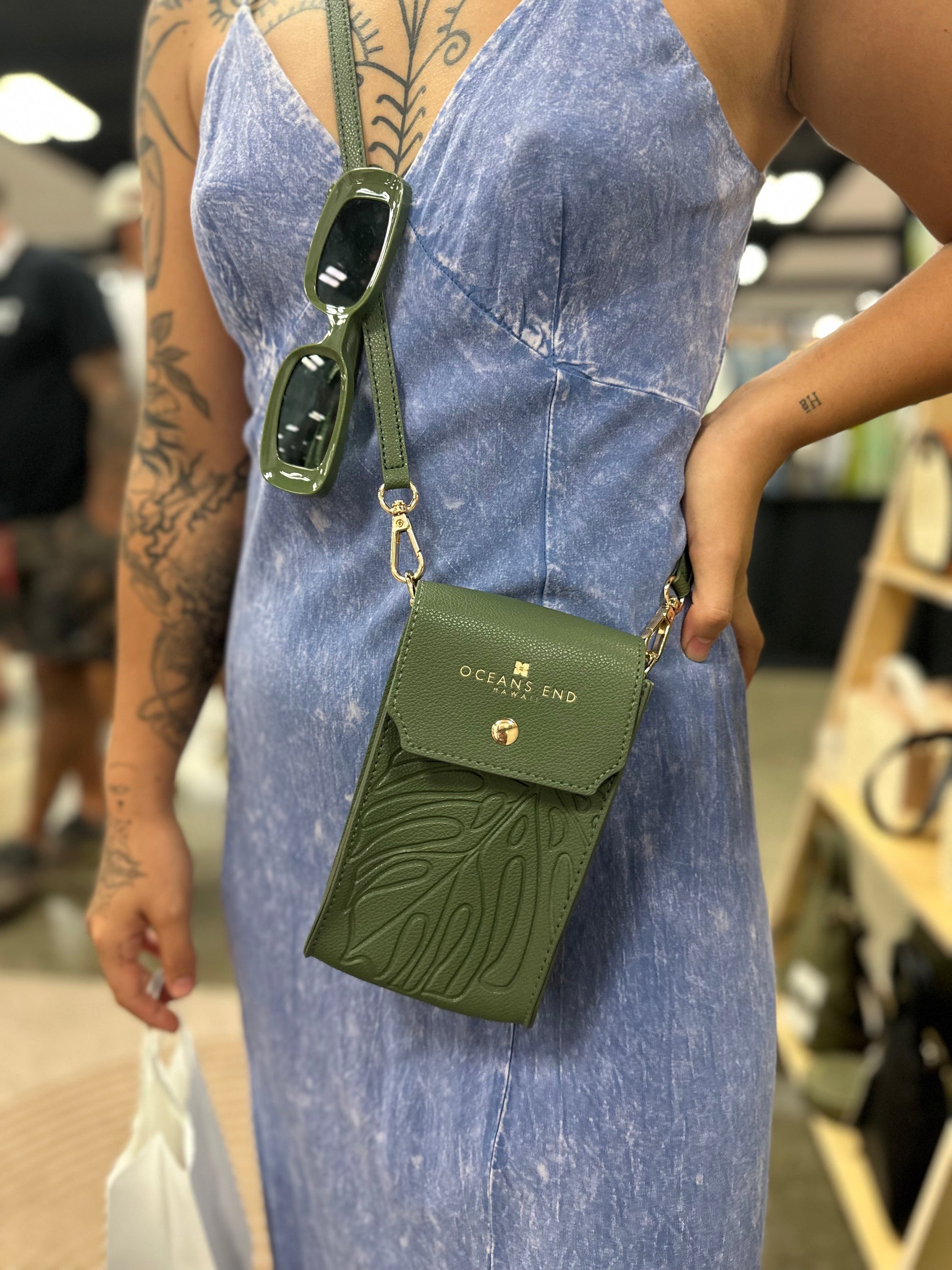 Megan Crossbody Bag - Emerald