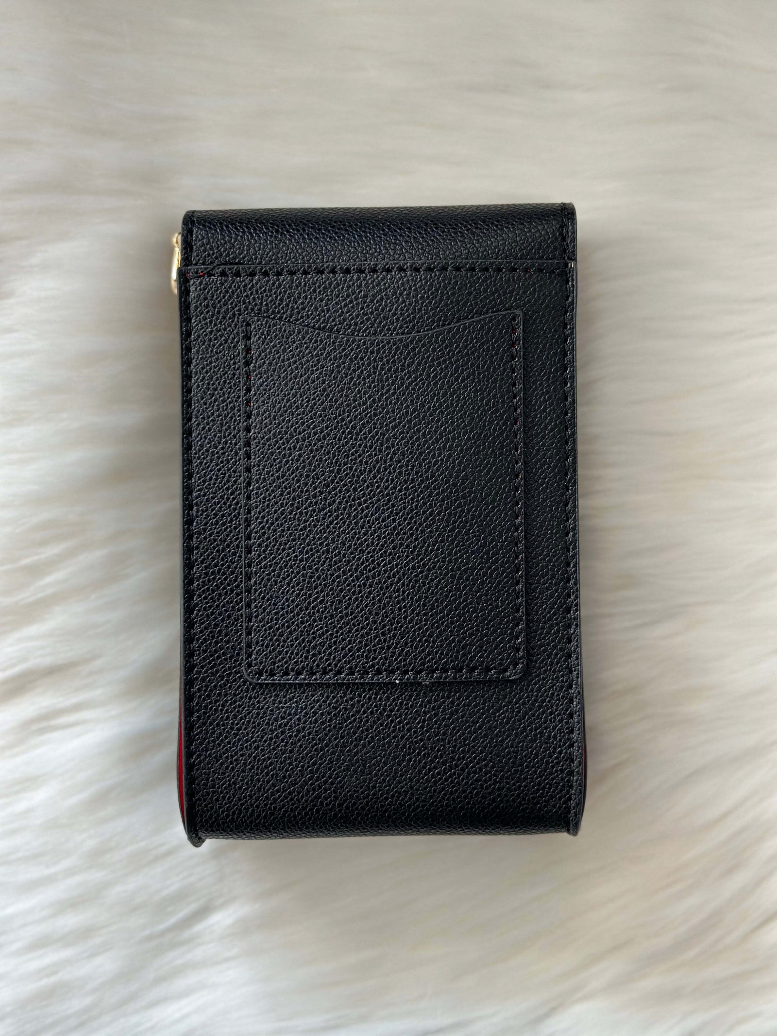 Pop-Up Mākeke - Oceans End Hawaii - Megan Crossbody Bag in Onyx - Back View