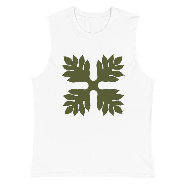 Pop-Up Mākeke - Onepaʻa Hawaiʻi - Ulu Ehuehu Uliuli - Muscle Tee - Front View
