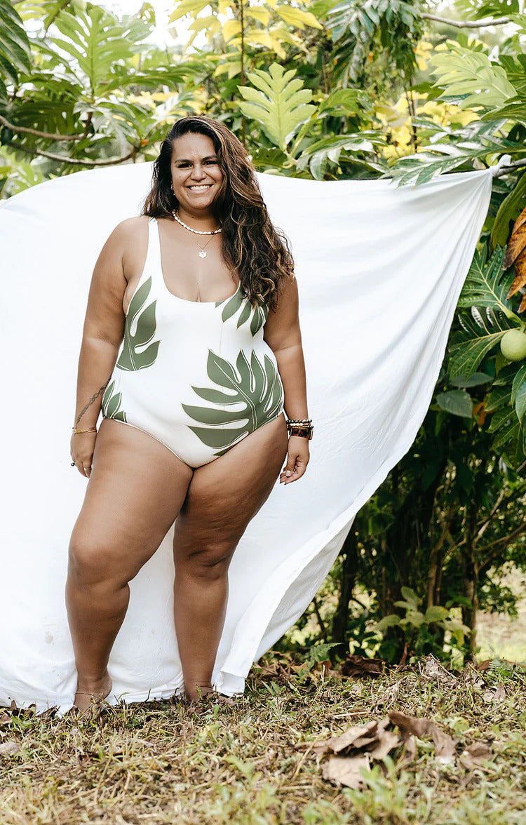 Pop-Up Mākeke - Onepa'a Hawai'i - Ulūlu - Women's Swim Bodysuit