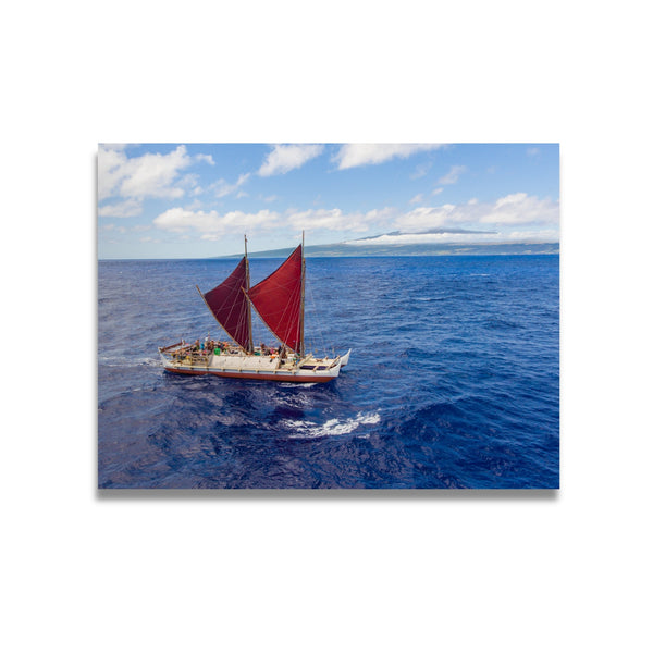 Hawaiian Print - Hokule'a Mauna Kea - 16