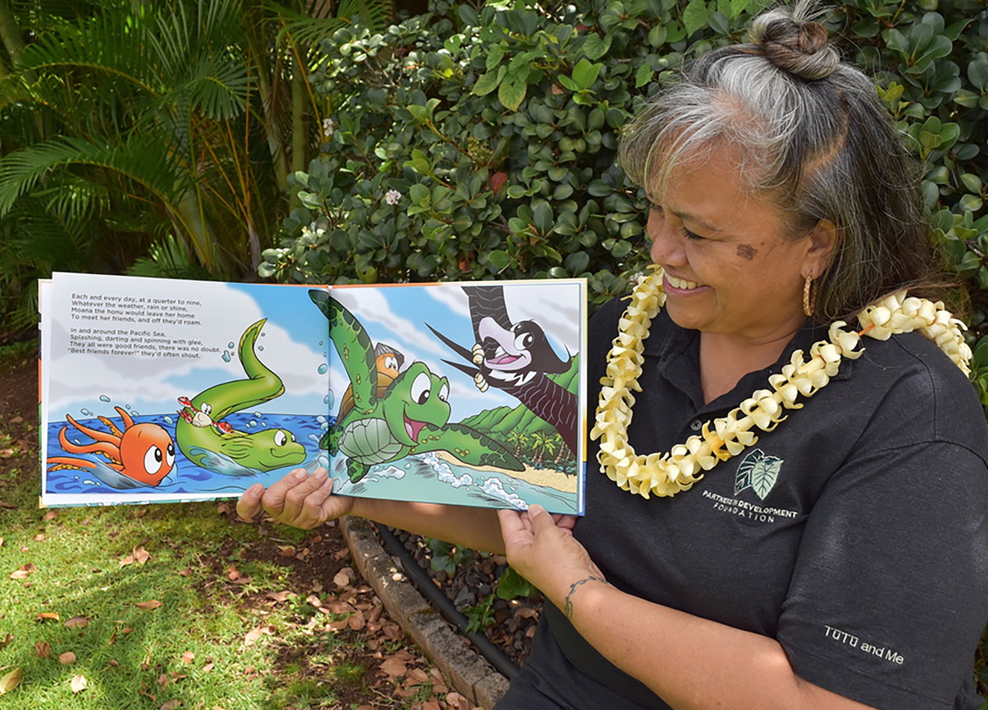 Pop-Up Mākeke - Partners in Development Foundation - Moana the Honu Gets Help from Friends Children's Book - Open