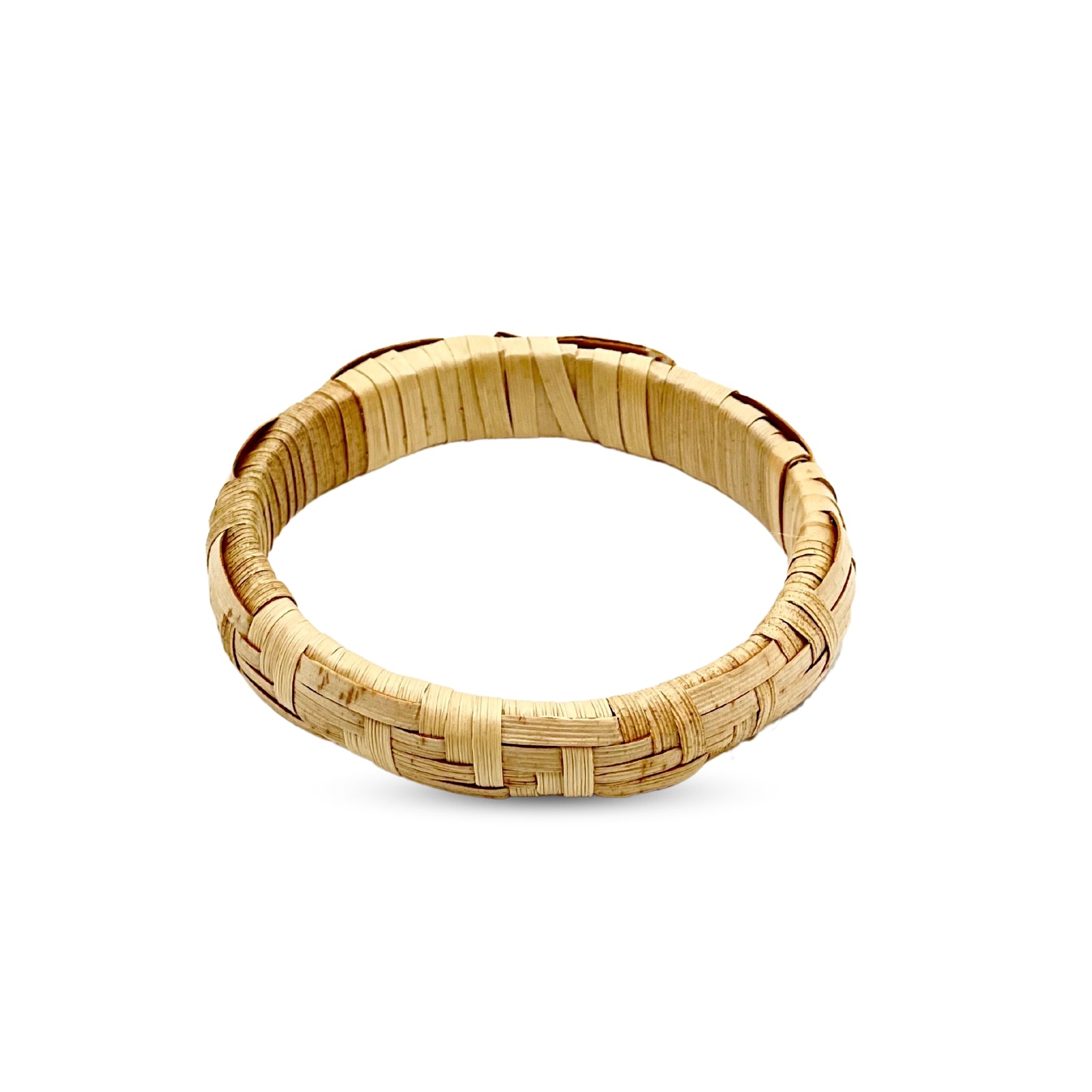 Pop-Up Mākeke - Pawehi Creations - Apolima Lauhala Barrel Bracelet - Style #4