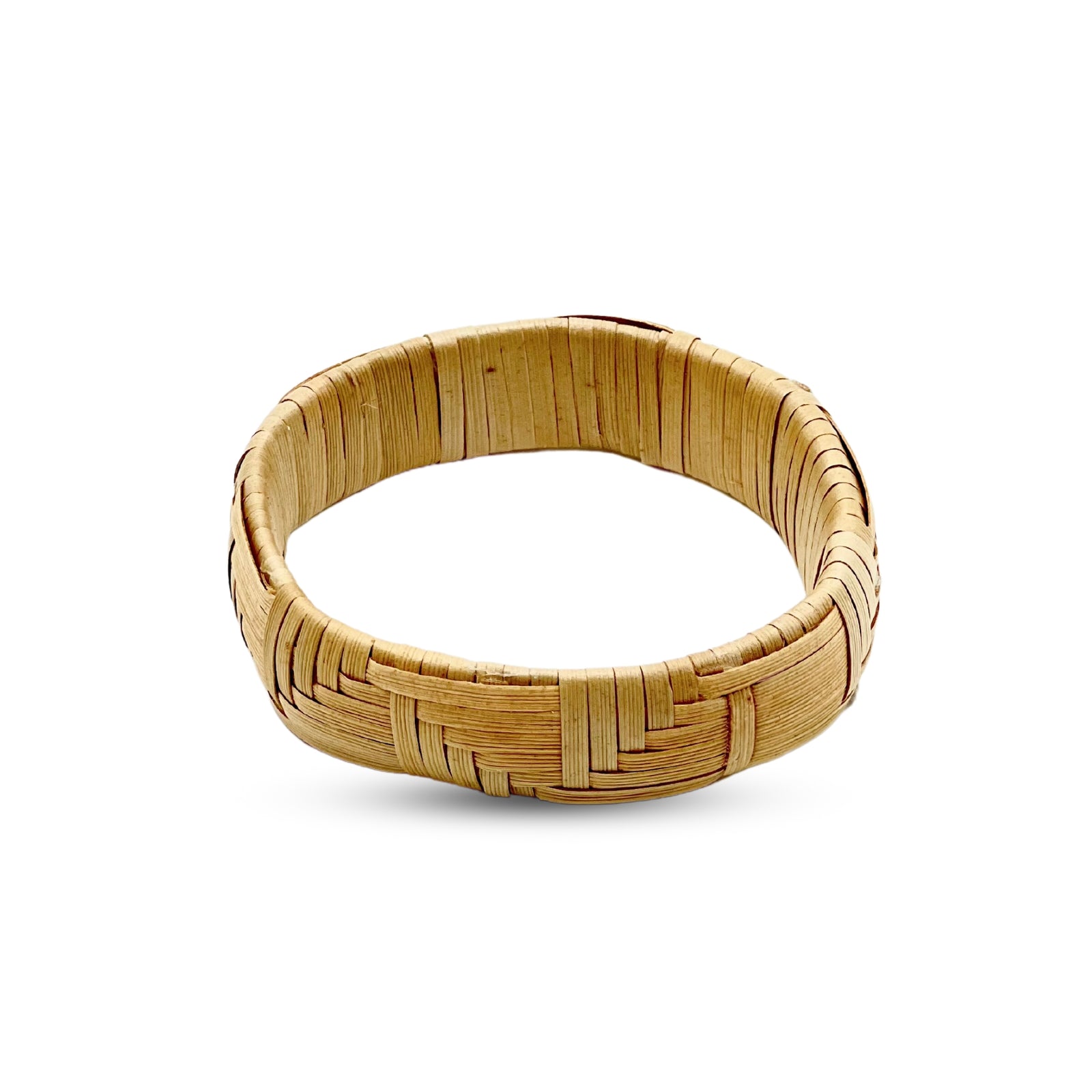 Pop-Up Mākeke - Pawehi Creations - Apolima Lauhala Barrel Bracelet - Style #63