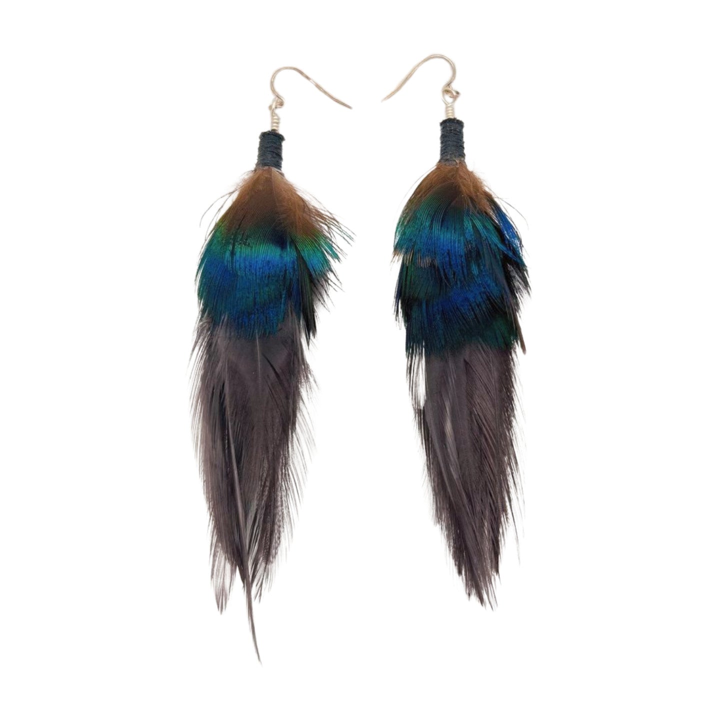  Pop-Up Mākeke - Pawehi Creations - Hulu Kamoe Earrings - Style #08 - Front View