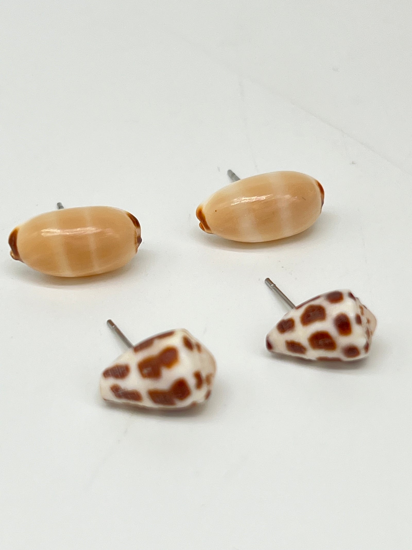 Pair of Assorted Shell Earrings - Style #PE197