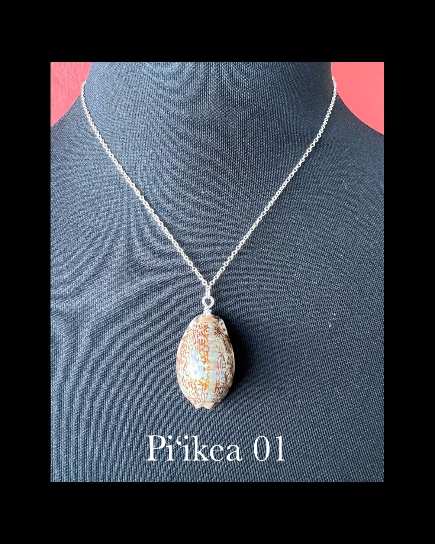 Pop-Up Mākeke - Pawehi Creations - Piʻikea Leho Pendant - Style #01 - Front View