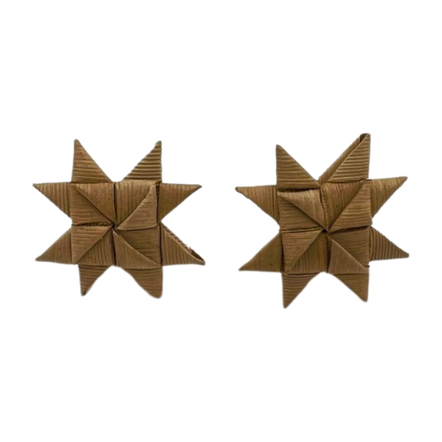 Pop-Up Mākeke - Pawehi Creations - Raufara Star Stud Earrings - Style #1 - Front View