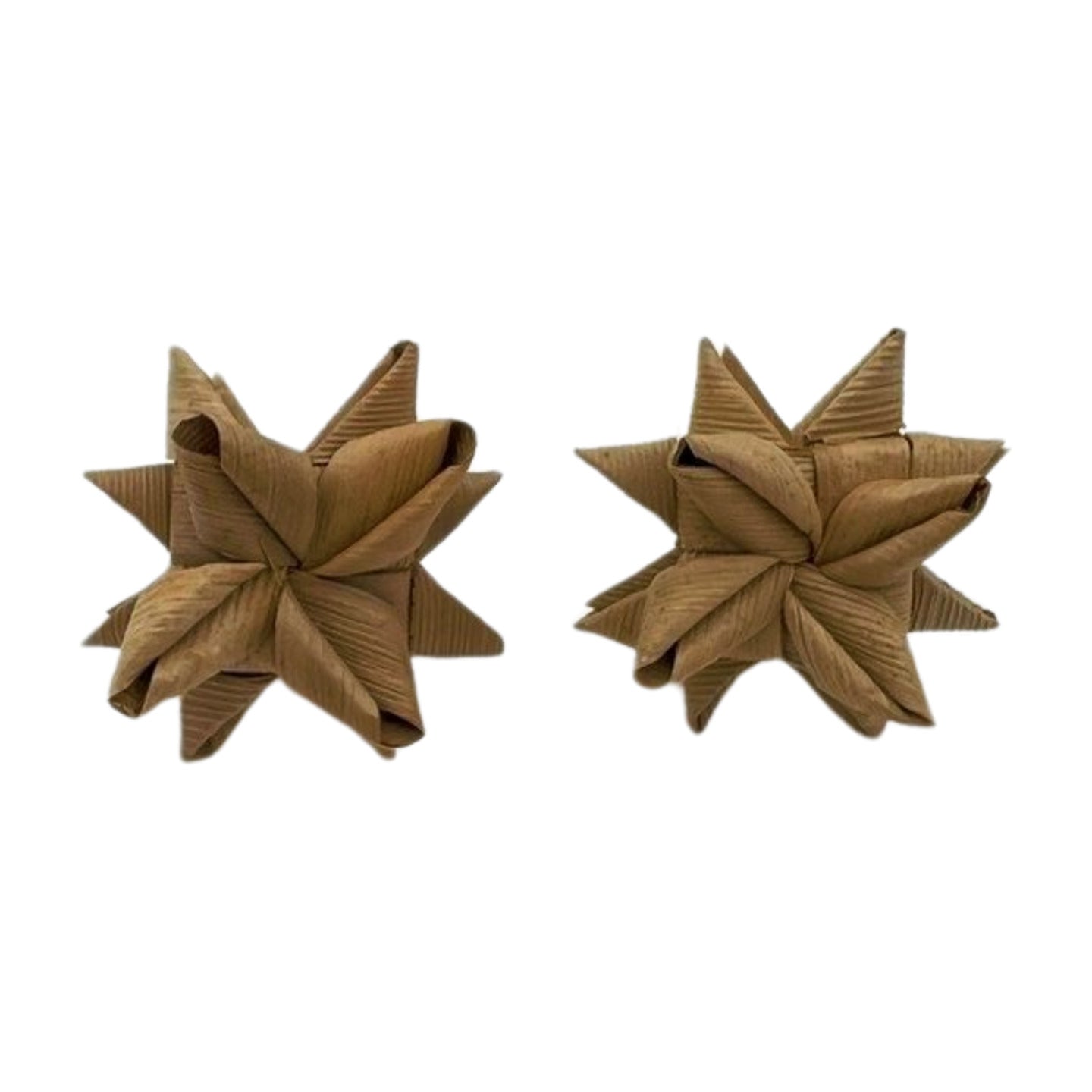 Pop-Up Mākeke - Pawehi Creations - Raufara Star Stud Earrings - Style #2 - Front View