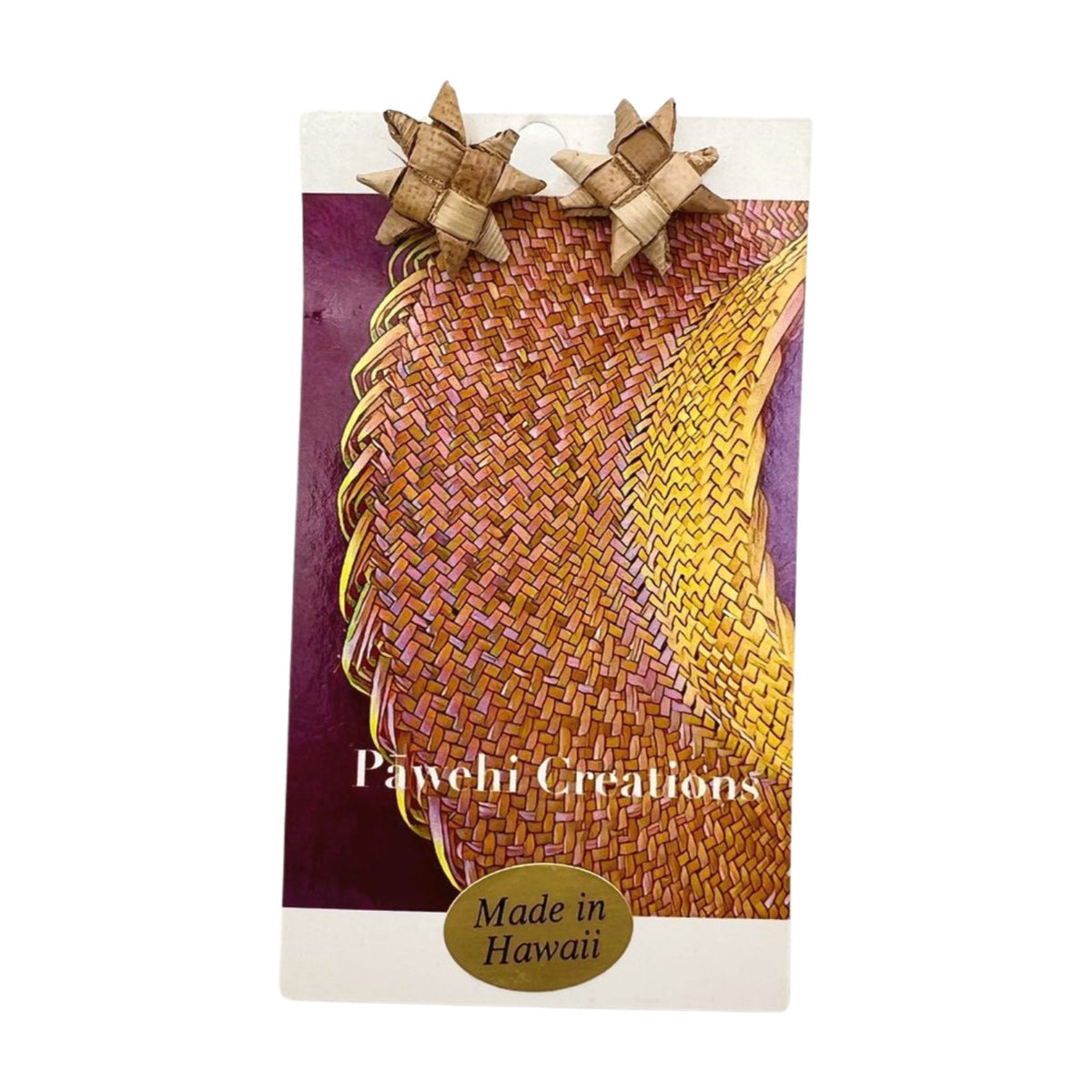 Pop-Up Mākeke - Pawehi Creations - Raufara Star Stud Earrings - Style #LS 1