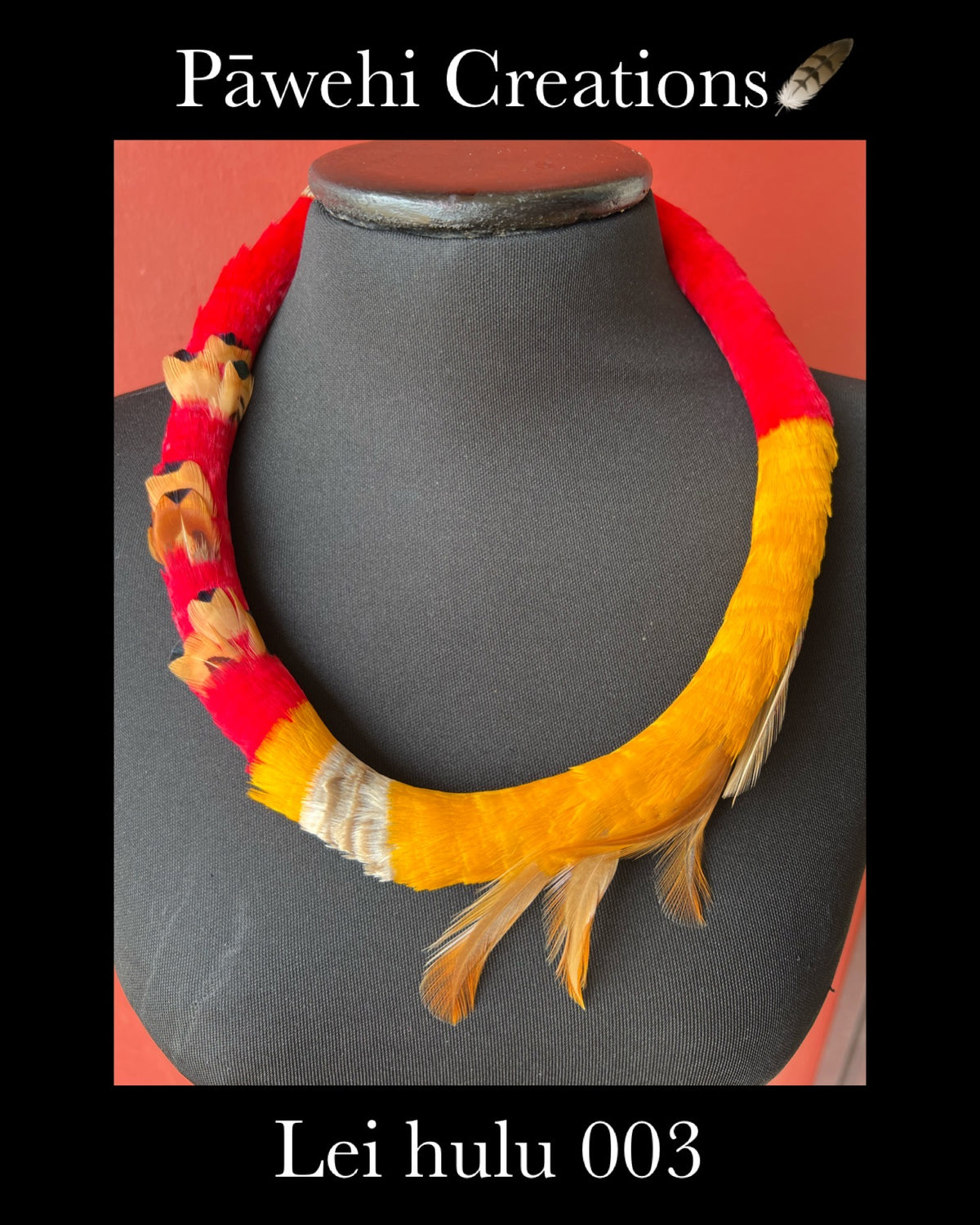 Pop-Up Mākeke - Pawehi Creations Lei Hulu #003 - Front View