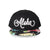 Pop-Up Mākeke - Route 99 Hawaii - Aloha Floral Snapback Hat - Black